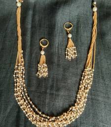 Pearl short necklace set