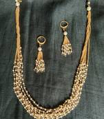 Multilayer Pearl short necklace set