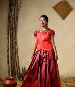 Pattu langa designs for girls and women