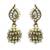 Ramleela Bollywood Designer Circle Shaped Pearl Embellished Jhumka Dangler Earrings