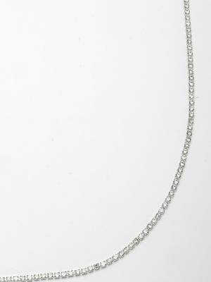 Women's silver-plated ad-studded kamarbandh waist chain 2