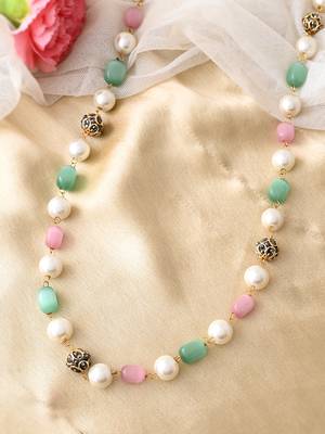 Multi pearl necklace 2