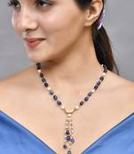 Pearl kundan necklace