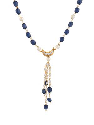 Pearl kundan necklace 3