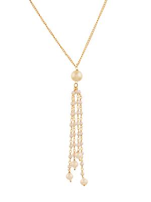 Hanging pearl chain necklace 3