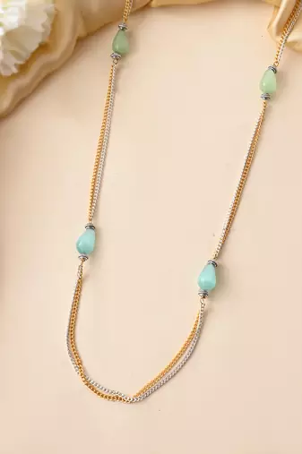 Beaded chain necklace
