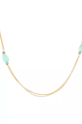 Beaded chain necklace