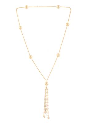 Hanging pearl chain necklace 4