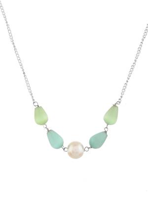 Beaded pearl necklace 3