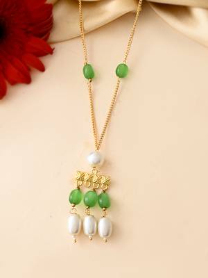 Pearl beads pendant necklace 2