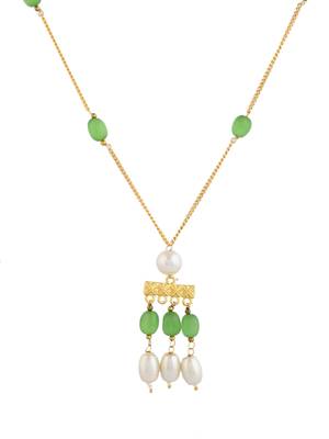 Pearl beads pendant necklace 3