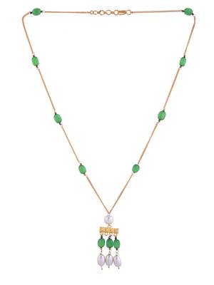 Pearl beads pendant necklace 4