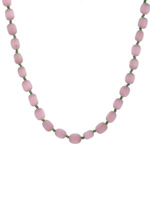 Pink beads necklace 3