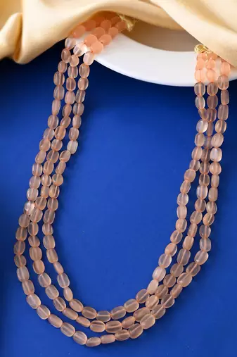 Layered beads necklace