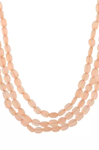 Layered beads necklace
