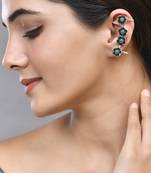 Oxidised silver earcuffs