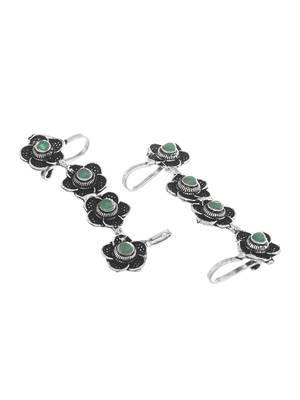 Oxidised silver earcuffs 3
