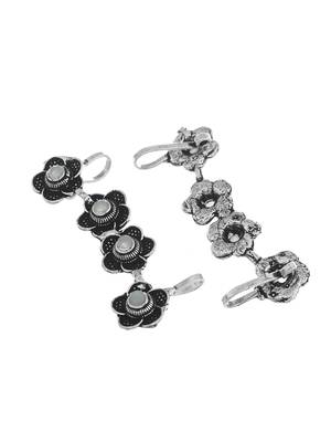 Oxidised silver earcuffs 3