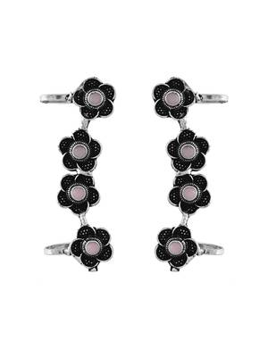 Oxidised silver earcuffs 4