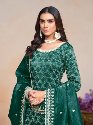Rama gold crush fabric designer embroidery work heavy looks palazzo dress 3