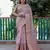 Pink pashmina Woven heavy looks saree with digital printed