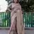 Beige pashmina Woven heavy looks saree with digital printed