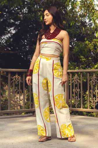 Limoncello crop top