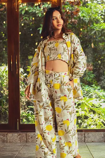 Lemon leaf shirt