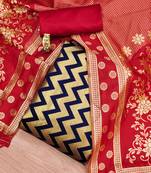 Women's Multicolor colour straight style weaving dress material