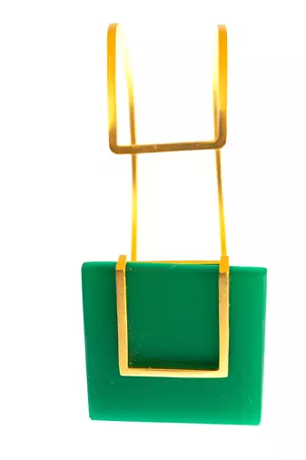 Green and gold verdant verve bold green bracelet
