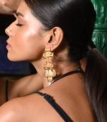 Gold nature's whispers earrings