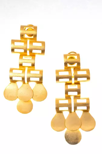 Gold nature's whispers earrings