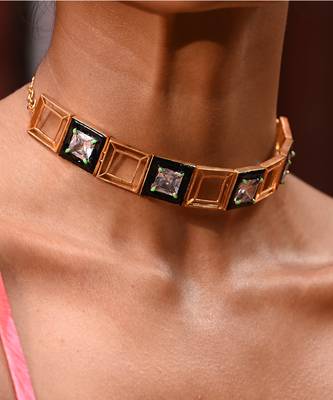 Black and gold dark elegance choker 2