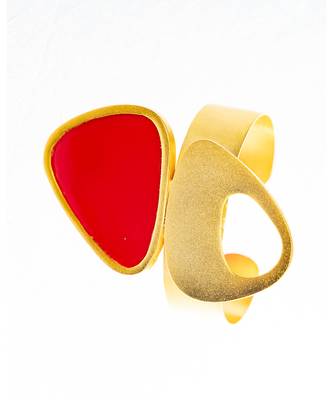 Red and  gold red admiration bracelet 3