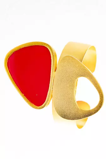 Red and  gold red admiration bracelet