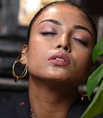 Green & gold natural elegance loop earring