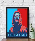 Chaque decor modern artbella ciao texture paper framed art print 19.25 inches x 13.25 inchesperfect for home decor