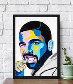 Chaque decor modern artbenny bing texture paper framed art print 19.25 inches x 13.25 inchesperfect for home decor