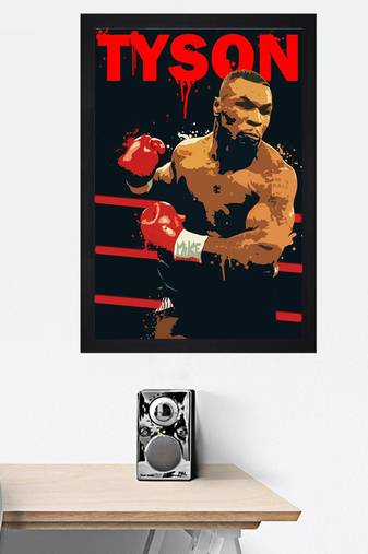 Chaque decor modern artmike tyson texture paper framed art print 19.25 inches x 13.25 inchesperfect for home decor