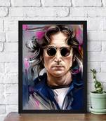 Chaque decor modern artfull rim texture paper framed art print 19.25 inches x 13.25 inchesperfect for home decor