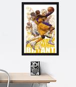 Chaque decor modern artnba anime texture paper framed art print 19.25 inches x 13.25 inchesperfect for home decor