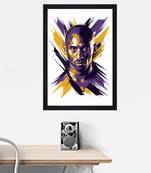 Chaque decor modern artkobe bryant texture paper framed art print 19.25 inches x 13.25 inchesperfect for home decor