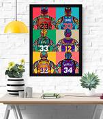 Chaque decor modern artbacket boll texture paper framed art print 19.25 inches x 13.25 inchesperfect for home decor