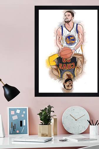 Chaque decor curry poster texture paper framed art print 19.25 inches x 13.25 inchesperfect for home decor