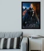 Chaque decor sansa stark texture paper framed art print 19.25 inches x 13.25 inchesperfect for home decor