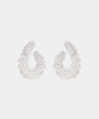 White diamond earrings 2
