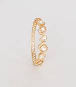 Gold kada bracelet
