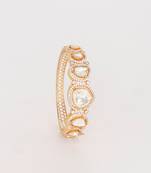 Gold kada bracelet