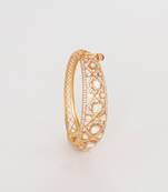 Gold kada bracelet