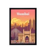 Chaque decor mumbai texture paper framed art print 19.25 inches x 13.25 inches modern artperfect for home decor